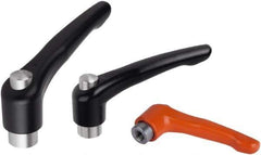 KIPP - M8, Zinc Threaded Hole Adjustable Clamping Handle - 74.5mm OAL, 45.5mm High - USA Tool & Supply