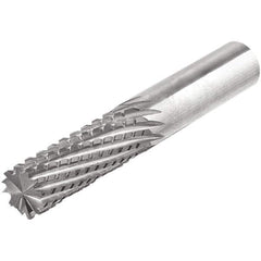 Iscar - 1/2" Diam, 1" LOC, End Mill End, Solid Carbide Diamond Pattern Router Bit - Right Hand Cut, 3" OAL, 1/2" Shank Diam, Use on Composite - USA Tool & Supply