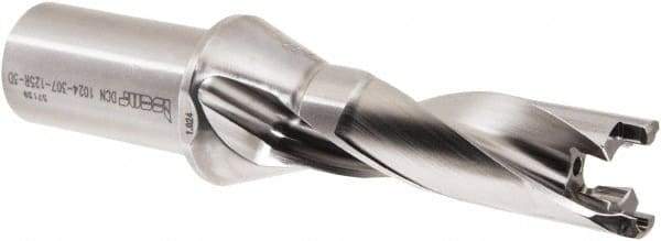 Iscar - 1.024 to 1.059" Diam, 3xD, 3.07" Max Drill Depth, 7.04" OAL, Replaceable Tip Drill - 7.04" OAL, 3xD Drill Depth by Diam Ratio - USA Tool & Supply