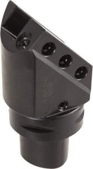 Iscar - 102mm Head Length, Modular Grooving Blade Holder Head - Left Hand Cut, System Size C6, Through Coolant, Series CAMFIX - USA Tool & Supply