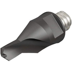 Iscar - MM ECS Grade IC908 Carbide Center Drill Milling Tip Insert - TiAlN/TiN Finish, 1 Flute, 5.09" Cutting Diam, 6.9mm Depth of Cut, 25.5mm Extension - USA Tool & Supply
