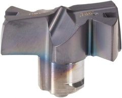 Iscar - Series FCP, 18.69mm Diam Grade IC908 Replaceable Drill Tip - Carbide, TiAlN/TiN Finish, 18 Seat Size - USA Tool & Supply