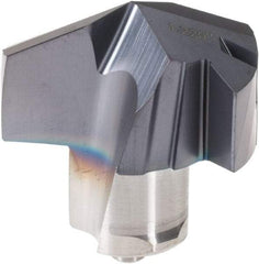 Iscar - Series ICM, 30.99mm Diam Grade IC908 Replaceable Drill Tip - Carbide, TiAlN/TiN Finish, 31 Seat Size - USA Tool & Supply