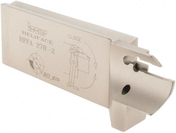 Iscar - 2mm Groove Width, 14mm Max Depth of Cut, Right Hand Cut, HFFA Indexable Grooving Blade - HFPN Insert Style, Series Heliface - USA Tool & Supply