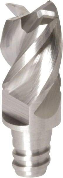 Iscar - MM EA Grade IC08 Carbide End Milling Tip Insert - Uncoated, 4 Flutes, 8mm Cutting Diam, 8mm Depth of Cut, 15mm Extension - USA Tool & Supply