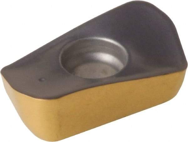 Iscar - HP ANKT0702 FF Grade IC830 Carbide Milling Insert - TiAlN/TiN Finish, 0.102" Thick, 1.19mm Corner Radius - USA Tool & Supply