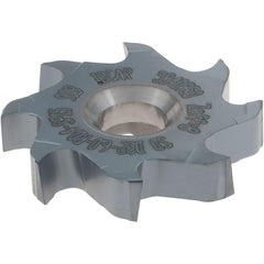 Iscar - SD D Grade IC908 Carbide T-Slot Milling Tip Insert - TiAlN/TiN Finish, 8 Flutes, 31.7mm Cutting Diam, 8mm Depth of Cut, 8mm Extension, 1/64" Cnr Rad - USA Tool & Supply