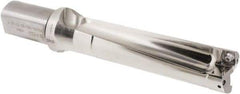 Iscar - 160mm Max Drill Depth, 4xD, 44.9mm Diam, Indexable Insert Drill - 2 Inserts, 40mm Shank Diam, Straight Shank - USA Tool & Supply