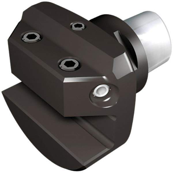 Iscar - 60mm Head Length, Modular Grooving Blade Holder Head - Neutral Cut, System Size C6, Through Coolant, Series CAMFIX - USA Tool & Supply