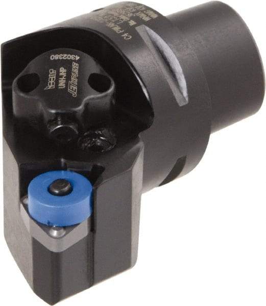 Iscar - Right Hand Cut, Size C4, Various Insert Compatiblity, External Modular Turning & Profiling Cutting Unit Head - 27mm Ctr to Cutting Edge, 50mm Head Length, Through Coolant, Series CAMFIX, Heliturn LD, JetHPLine - USA Tool & Supply