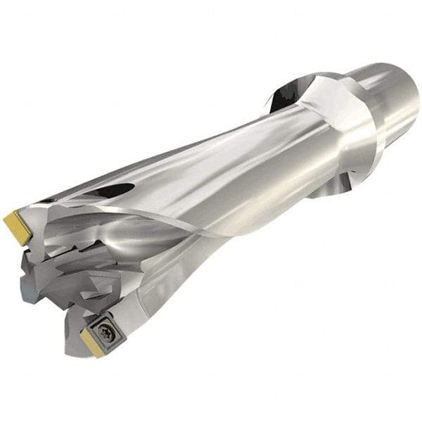 Iscar - 26.5mm Diam, 5xD, 132mm Max Depth, 32mm Shank Diam, 224mm OAL, Replaceable Tip Drill - HCP-IQ, ICP, SOGT-W, SOGX-W Insert, MNC Toolholder, Series Combicham - USA Tool & Supply