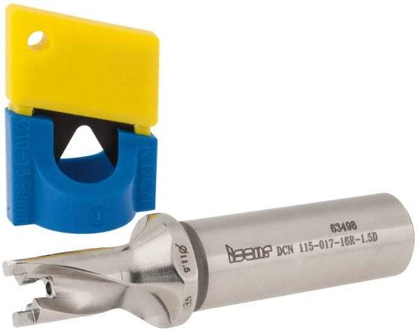 Iscar - 11.5mm to 15/32" Diam, 1.5xD, 17mm Max Depth, 16mm Shank Diam, 81.9mm OAL, Replaceable-Tip Drill - FCP, HCP-IQ, ICK, ICK-2M, ICM, ICP, iCP-2M Insert, 50100148 Toolholder, Series SumoCham - USA Tool & Supply