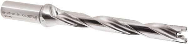 Iscar - 16mm to 16.9mm Diam, 12xD, 128mm Max Depth, 20mm Shank Diam, 203.3mm OAL, Replaceable-Tip Drill - FCP, HCP-IQ, ICK, ICK-2M, ICM, ICP, iCP-2M Insert, 50100346 Toolholder, Series SumoCham - USA Tool & Supply