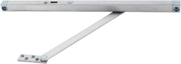 GLYNN-JOHNSON - 39" OAL x 23-3/4" Wide, 195 Lb Capacity, Stainless Steel Lid Stay - Center, 1/2" Mounting Hole Diam, 110° Max Opening, Satin Stainless Steel - USA Tool & Supply