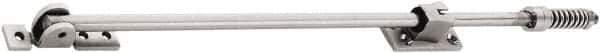 GLYNN-JOHNSON - 39" OAL x 23-5/16" Wide, 195 Lb Capacity, Stainless Steel Lid Stay - Center, 1/2" Mounting Hole Diam, 110° Max Opening, Aluminum Satin Stainless Steel - USA Tool & Supply