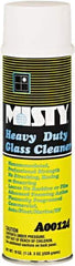 Misty - 20 oz Aerosol Can Citrus Glass Cleaner - Concentrated, Use on Glass - USA Tool & Supply