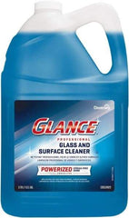 Diversey - 1 Gal Bottle Ammonia Glass Cleaner - Use on Countertops, Glass, Mirrors, Sinks, Stainless Steel, Washable Surfaces - USA Tool & Supply