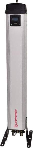 Norgren - 24 CFM at 100 psi Inlet, 19 CFM at 100 psi Outlet, Desiccant Air Dryer - 1/2" NPT Inlet/Outlet x 10.3" Long x 6.7" Wide x 43" High - USA Tool & Supply