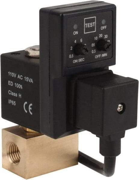 PRO-SOURCE - 1/2" Inlet, Electronic Condensate Drain Valve - 230 psi - USA Tool & Supply