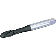 Kennametal - #8-36 UNF 3 Flute 2B/3B Plug Spiral Flute Tap - Powdered Metal, Nitride Finish, 53.8mm OAL, Left Hand Flute, Right Hand Thread, H2, Series T660 - Exact Industrial Supply