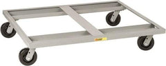 Little Giant - 3,600 Lb Capacity Steel Pallet Dolly - 48" Long x 42" Wide x 9" High, 6" Phenolic Wheels - USA Tool & Supply