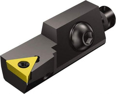 Sandvik Coromant - Series CoroTurn 107, Right Hand, STFCR/L..CA Toolholder Compatibility, TCMT 09 02 04, TCMT 1.8(1.5)1 Insert Compatibility, Indexable Turning Cartridge - Screw Holding Method, 32mm OAL - USA Tool & Supply