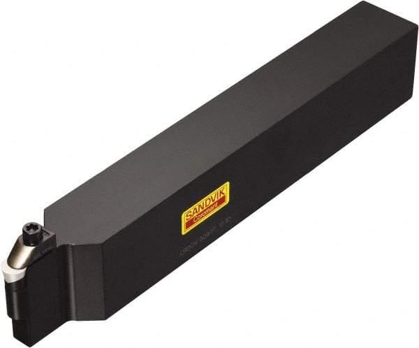Sandvik Coromant - CRDCN-ID, Neutral Cut, 50mm Shank Height x 40mm Shank Width, Neutral Rake Indexable Turning Toolholder - 300mm OAL, RCGX 25 12 00, RCGX 8(7.6) Insert Compatibility, Series T-Max - USA Tool & Supply