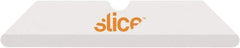 Slice - Ceramic Double Sided Utility Knife Blade 10 - 34mm x 6.5mm x 1.3mm, 4 Pack, For Slice Products - USA Tool & Supply