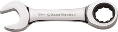 GearWrench - 11/32" 12 Point Combination Wrench - Chrome Vanadium Steel, Full Polish Finish - USA Tool & Supply