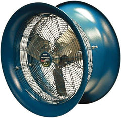 Patterson Fan - 22" Blade, 1/2 hp, 5,570 CFM, Industrial Circulation Fan - Suspension, 208-230/460 Volts, 1 Speed - USA Tool & Supply