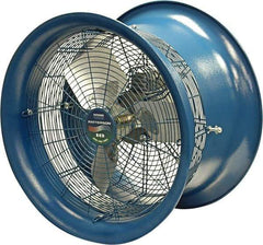 Patterson Fan - 18" Blade, 1/2 hp, 3,800 CFM, Industrial Circulation Fan - Suspension, 115 AC Volts, 6.0 Amps, 1 Speed - USA Tool & Supply