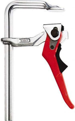 Bessey - 8" Capacity, 4" Throat Depth Steel (Profiled Rail) Bar Clamp - 600 Lb Clamping Pressure, 11" OAL - USA Tool & Supply