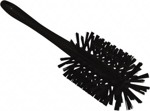 Vikan - 3-1/2" Diam Polyester Bottle Brush - 17" OAL, 6-1/4" Head Length, Polypropylene Handle - USA Tool & Supply