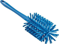 Vikan - 3-1/2" Diam Polyester Bottle Brush - 17" OAL, 6-1/4" Head Length, Polypropylene Handle - USA Tool & Supply