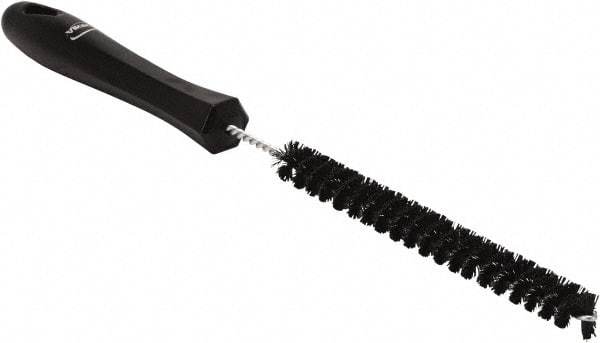 Vikan - 0.6" Diam Polyester Tube Brush - 12.2031" OAL, 6-1/2" Head Length, Polypropylene Handle - USA Tool & Supply