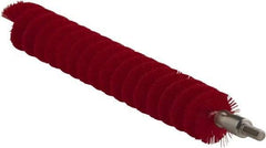 Vikan - 0.8" Diam Polyester Tube Brush - 7-1/2" OAL, 7" Head Length, Stainless Steel Handle - USA Tool & Supply