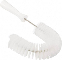 Vikan - 2-1/4" Diam Polyester Hook Brush - 15-1/2" OAL, 6-1/2" Head Length, Polypropylene Handle - USA Tool & Supply