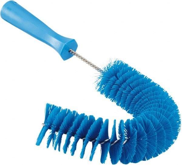 Vikan - 2-1/4" Diam Polyester Hook Brush - 15-1/2" OAL, 6-1/2" Head Length, Polypropylene Handle - USA Tool & Supply