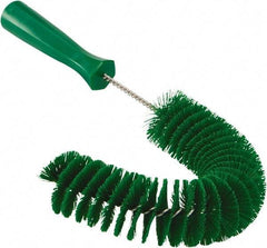 Vikan - 2-1/4" Diam Polyester Hook Brush - 15-1/2" OAL, 6-1/2" Head Length, Polypropylene Handle - USA Tool & Supply