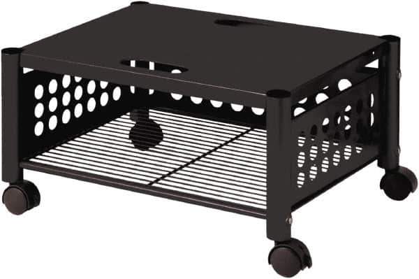 Vertiflex Products - Black Cart/Stand - Use with Printer, Fax Machines, Copiers - USA Tool & Supply