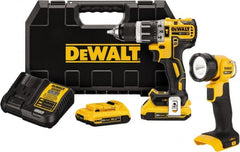 DeWALT - 20V 1/2" Chuck Cordless Hammer Drill - USA Tool & Supply