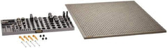 Renishaw - M6, CMM Magnetic & Clamping Kit - Use with CMM Fixtures, Includes 49Pc. Component Set, 600x600mm Plate - USA Tool & Supply