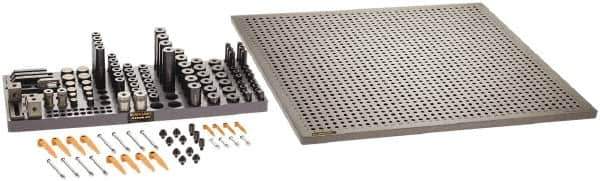 Renishaw - M8, CMM Magnetic & Clamping Kit - Use with CMM Fixtures, Includes 114Pc. Component Set, 600x600mm Plate - USA Tool & Supply