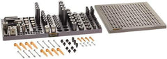 Renishaw - M8, CMM Magnetic & Clamping Kit - Use with CMM Fixtures, Includes 114Pc. Component Set, 300x300mm Plate - USA Tool & Supply