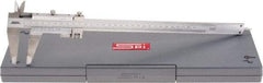 SPI - 0 to 280mm Stainless Steel Vernier Caliper - 0.02mm Graduation, 2-1/2" Jaw Depth, 0.0015" Accuracy, Includes NIST Traceability Certificate - USA Tool & Supply