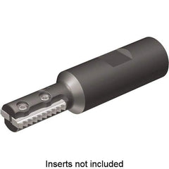 Kennametal - 0.59" Cut Diam, 1.18" Max Depth of Cut, 3/4" Shank Diam, Indexable Thread Mill - Insert Style TM24, 24mm Insert Size, 1 Insert, Toolholder Style TM24, 3.39" OAL - USA Tool & Supply