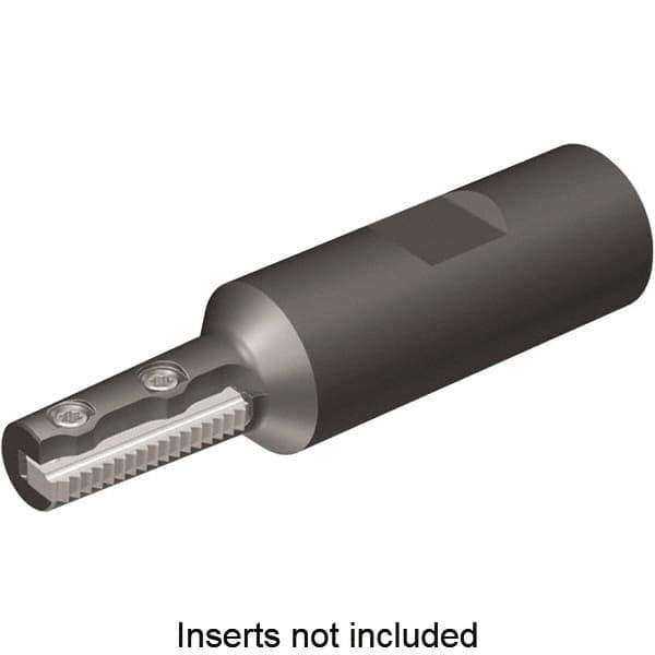 Kennametal - 11.5mm Cut Diam, 26mm Max Hole Depth, 20mm Shank Diam, Indexable Thread Mill - Insert Style TMT24, 24mm Insert Size, 1 Insert, Toolholder Style TMT24, 81mm OAL - USA Tool & Supply