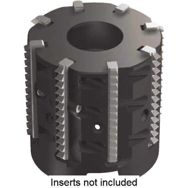 Kennametal - 52mm Cut Diam, 50mm Max Hole Depth, 27mm Arbor Hole Diam, Indexable Thread Mill - Insert Style TM40, 40mm Insert Size, 8 Inserts, Toolholder Style TMS40, 50mm OAL - USA Tool & Supply