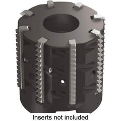 Kennametal - 44mm Cut Diam, 48mm Max Hole Depth, 22mm Arbor Hole Diam, Indexable Thread Mill - Insert Style TM40, 40mm Insert Size, 6 Inserts, Toolholder Style TMS40, 48mm OAL - USA Tool & Supply