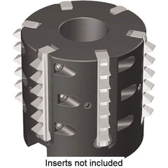 Kennametal - 2.48" Cut Diam, 2" Max Depth of Cut, 1" Arbor Hole Diam, Indexable Thread Mill - Insert Style TM41, 41mm Insert Size, 6 Inserts, Toolholder Style TMS41, 2" OAL - USA Tool & Supply